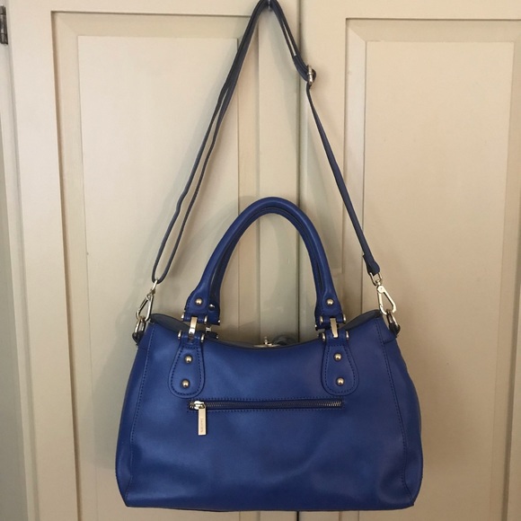 Danier Royal Blue Leather Bag - Picture 4 of 15